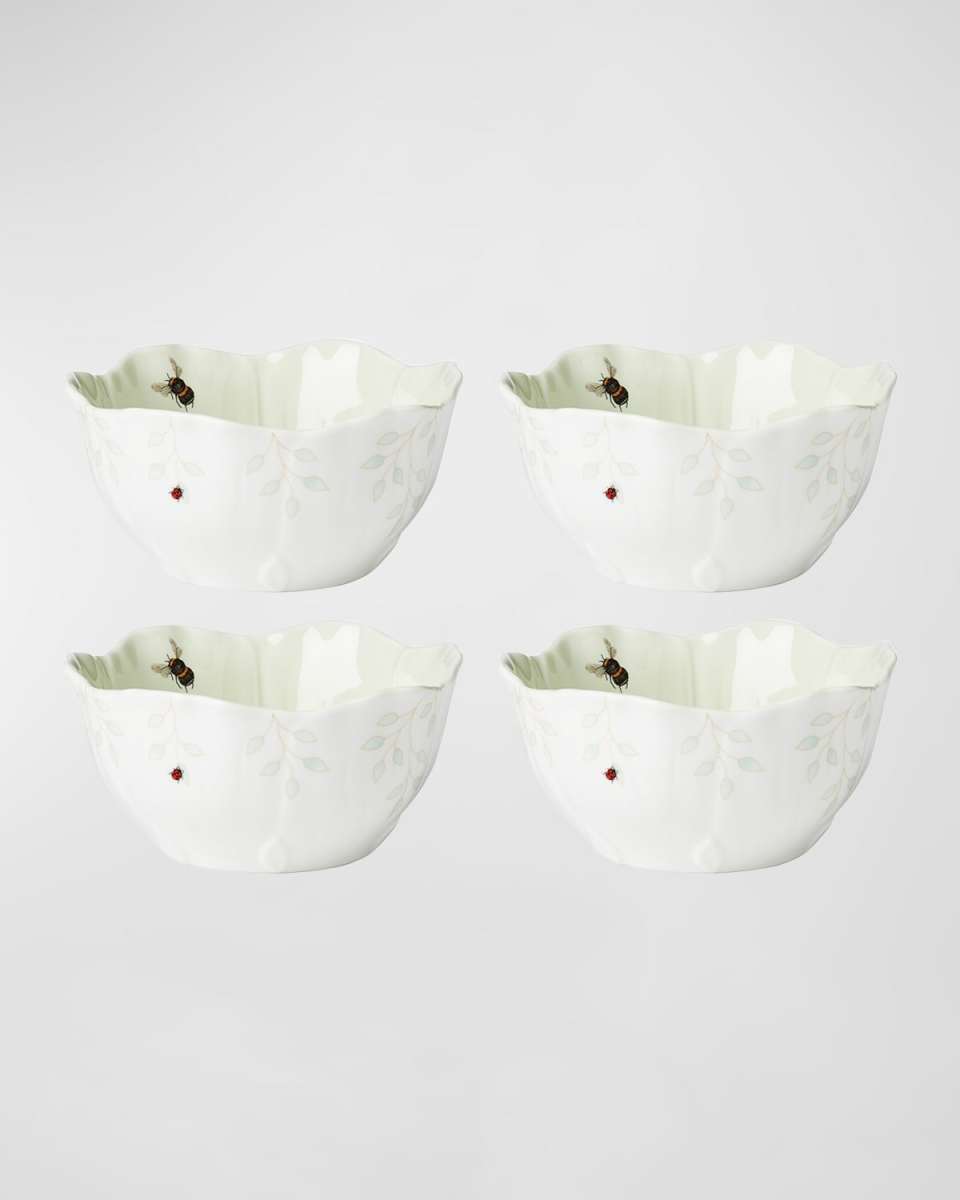Butterfly Meadow Floral Accent Bowls, Set of 4